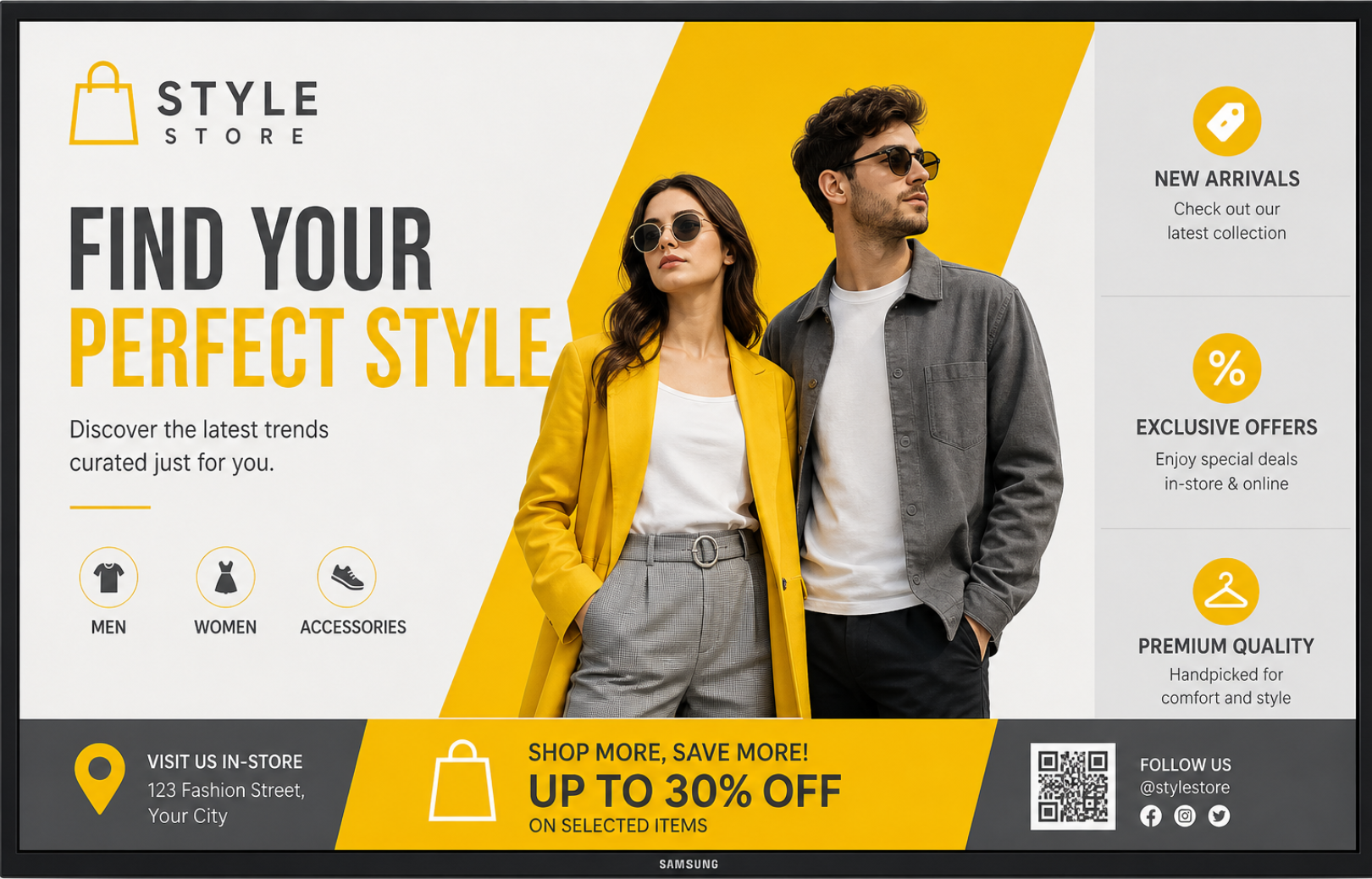 Viosign digital signage for retail